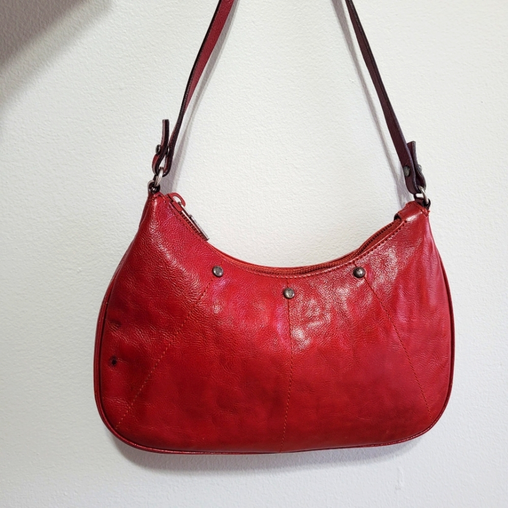 YSL rive gauche Rib Gauche Leather Mini Hand bag in very good condition